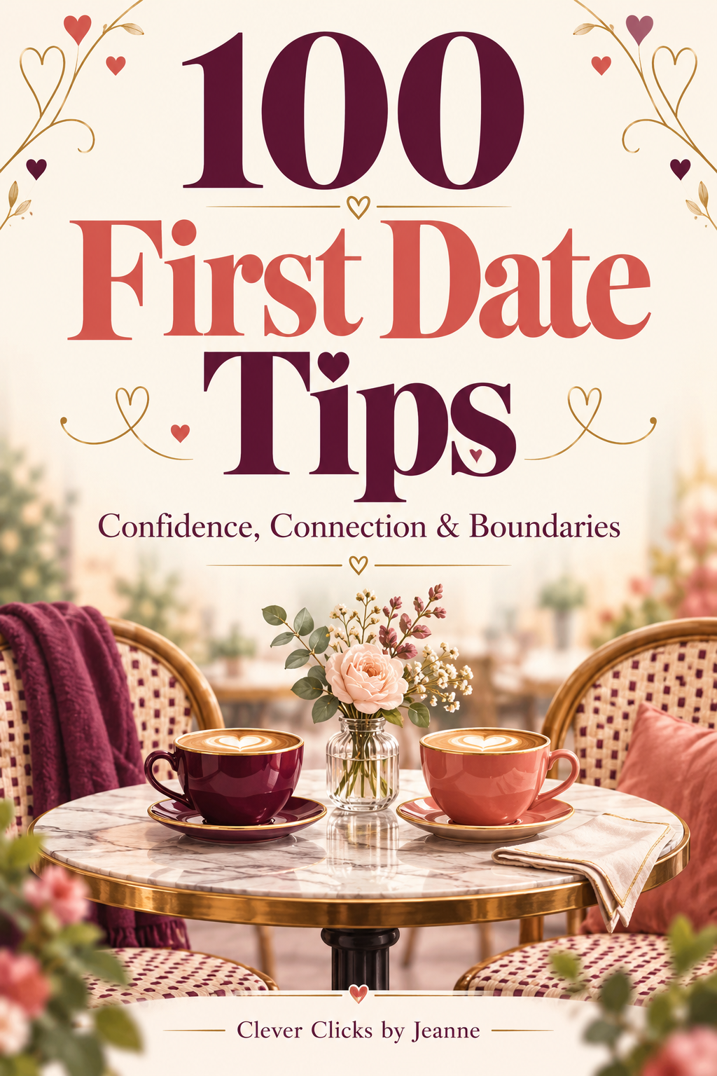 100 First Date Tips book cover by Clever Clicks by Jeanne