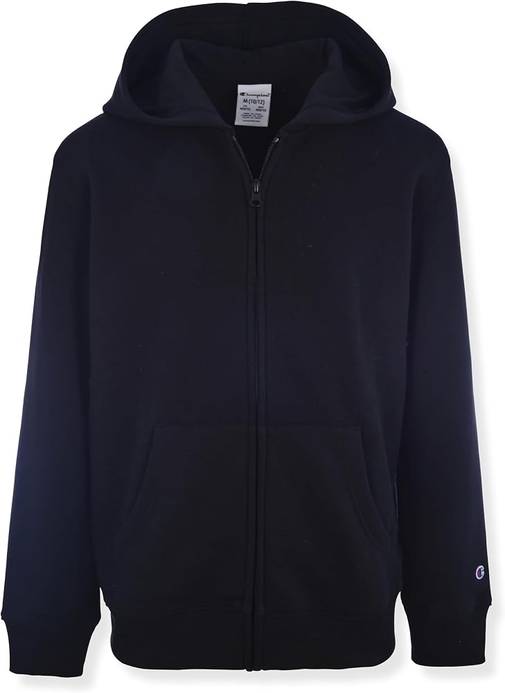 Champion Boys' Zip-Front Fleece Hoodie