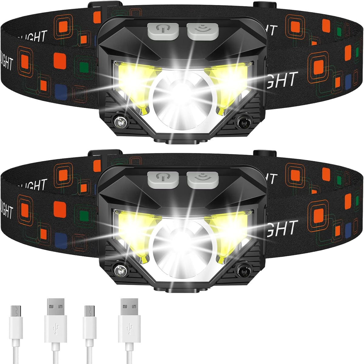 LHKNL Rechargeable LED Headlamp