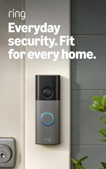 Ring Battery Doorbell 2K (Newest Model)