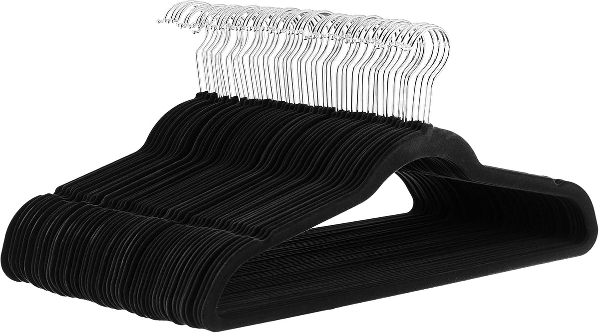 Amazon Basics Slim Velvet Non-Slip Hangers