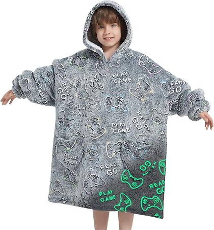 Oversized Sherpa Wearable Blanket Hoodie – Teens