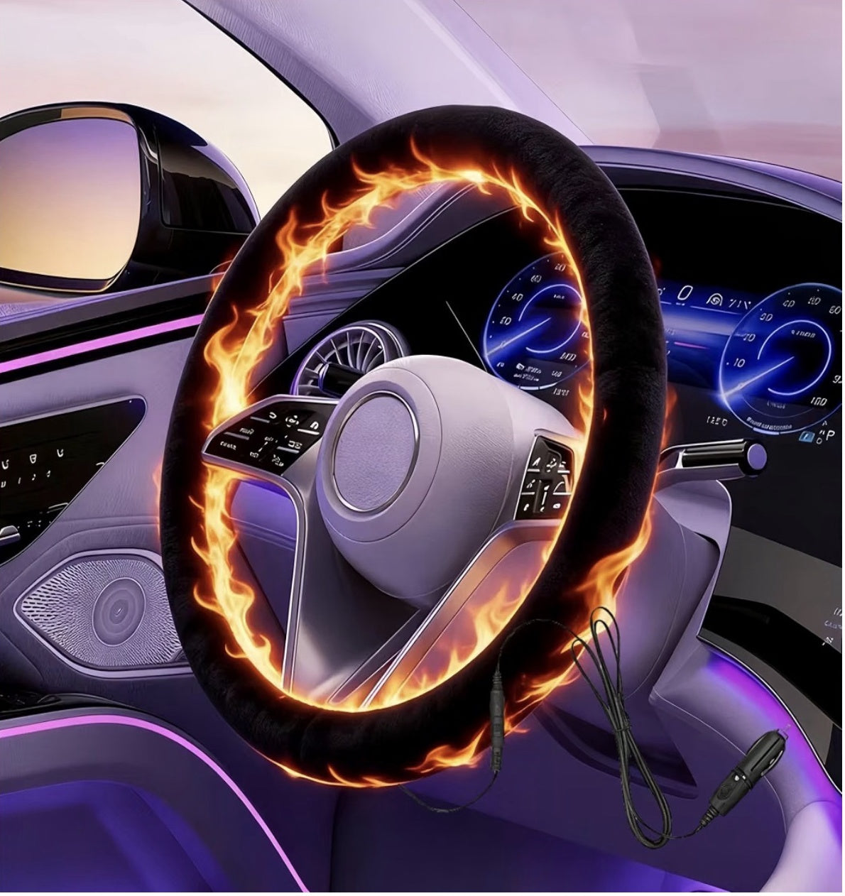 DEFEK heated steering wheel cover