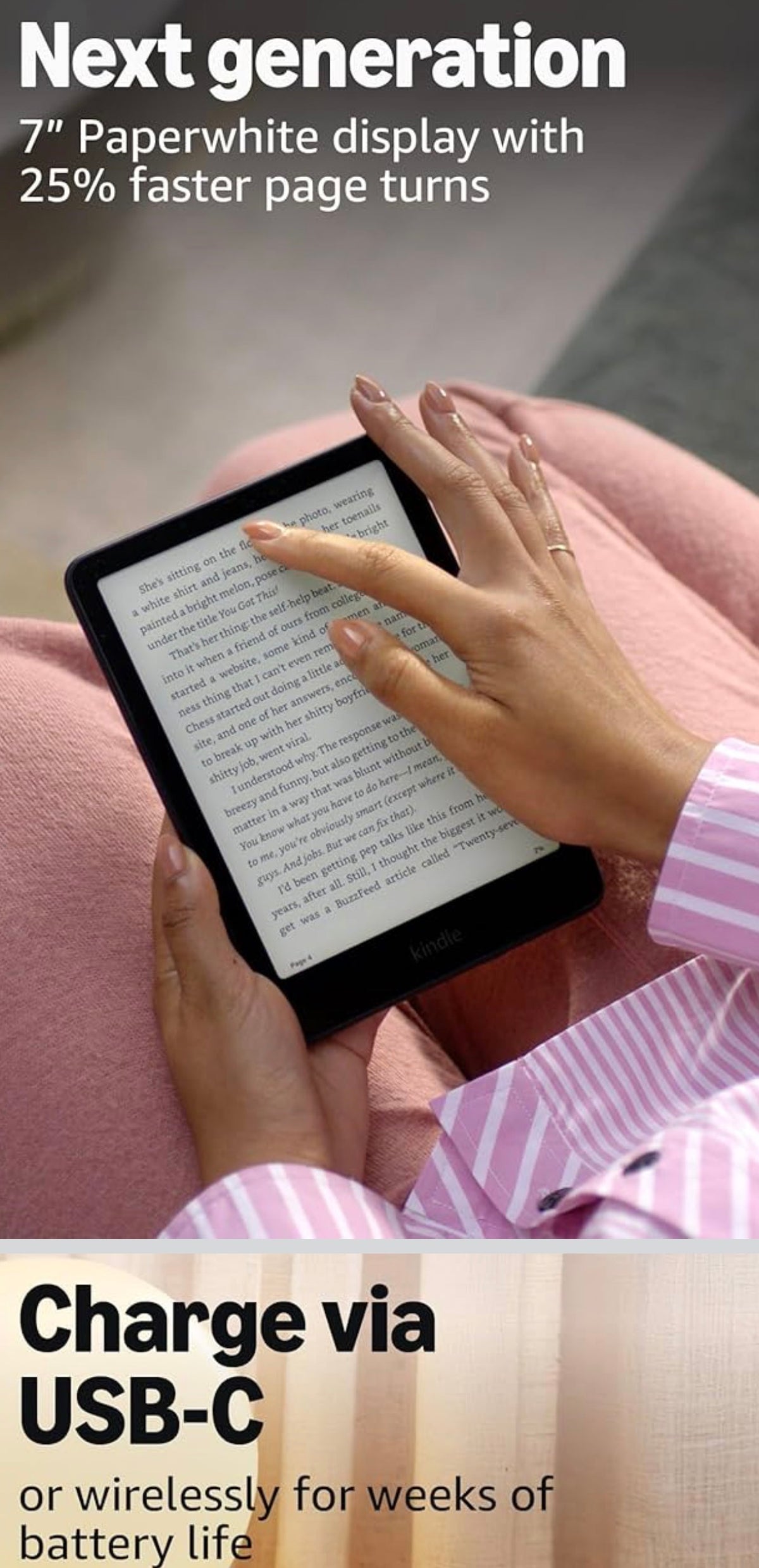 Kindle Paperwhite e-reader